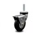 Service Caster 3 Inch Chrome Hooded Neoprene Rubber 10mm Threaded Stem Caster with Brake SCC SCC-TS03S310-NPRB-BC-B-M1015 - alternate 2